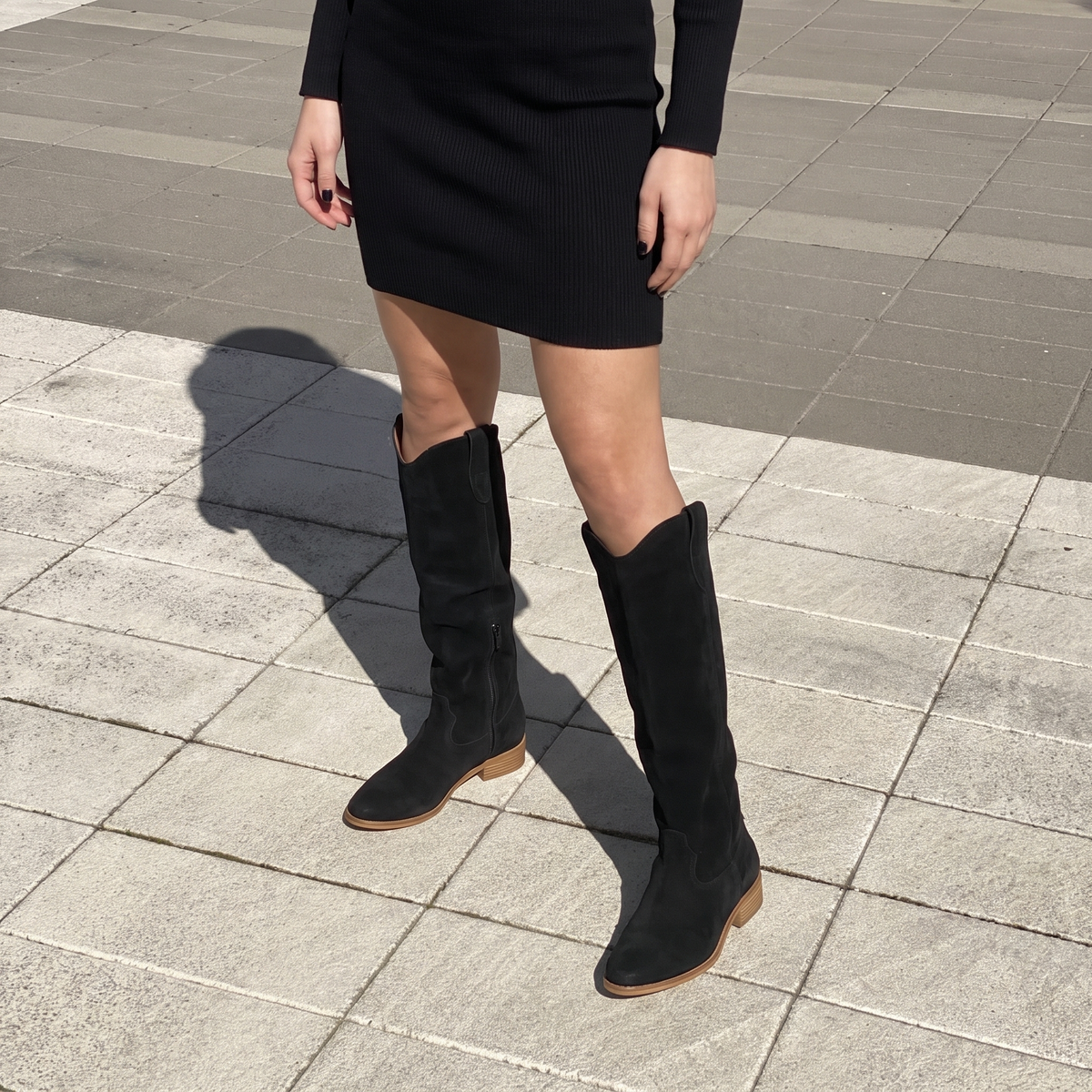 Ambrosia suede, black