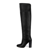 Lunaria, black - wide calf boots, large fit boots, calf fitting boots, narrow calf boots