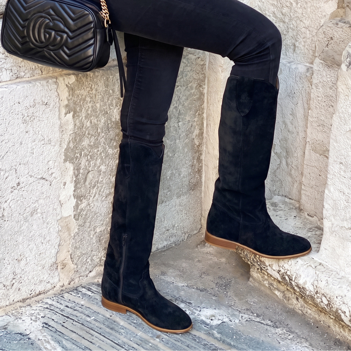 Ambrosia suede, black