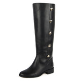 Amarillide, black - wide calf boots, large fit boots, calf fitting boots, narrow calf boots