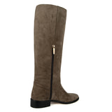 Dalia suede, sand - wide calf boots, large fit boots, calf fitting boots, narrow calf boots
