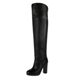 Narciso, black - wide calf boots, large fit boots, calf fitting boots, narrow calf boots