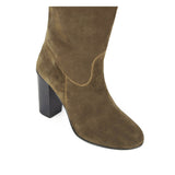 Lunaria suede, sand - wide calf boots, large fit boots, calf fitting boots, narrow calf boots